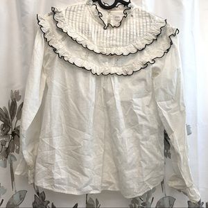 Zara girls peasant top